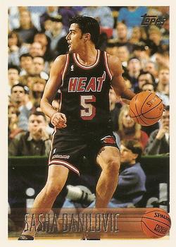 #51 Sasha Danilovic - Miami Heat - 1996-97 Topps Basketball