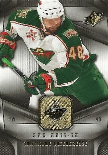 #51 Guillaume Latendresse - Minnesota Wild - 2011-12 SPx Hockey