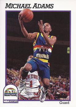 #51 Michael Adams - Denver Nuggets - 1991-92 Hoops Basketball