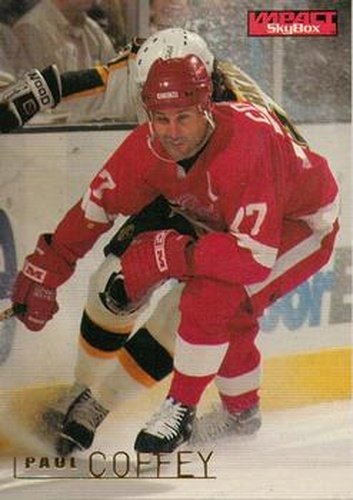 #51 Paul Coffey - Detroit Red Wings - 1995-96 SkyBox Impact Hockey