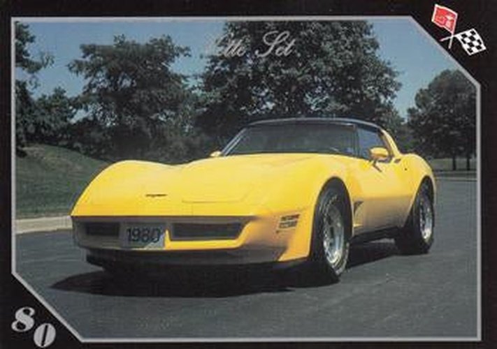#51 1980 Corvette Sport Coupe - 1991 Collect-A-Card Vette Set