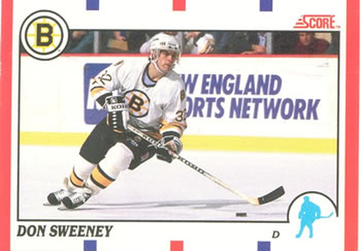 #51 Don Sweeney - Boston Bruins - 1990-91 Score Canadian Hockey