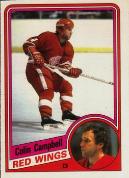 #51 Colin Campbell - Detroit Red Wings - 1984-85 O-Pee-Chee Hockey