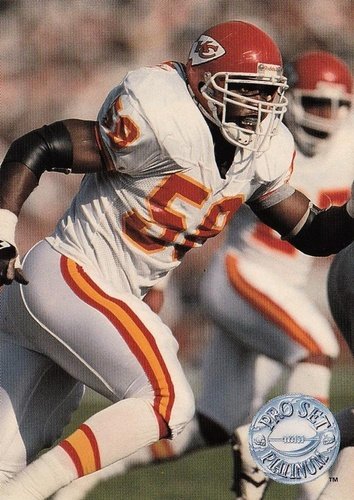 #51 Derrick Thomas - Kansas City Chiefs - 1991 Pro Set Platinum Football