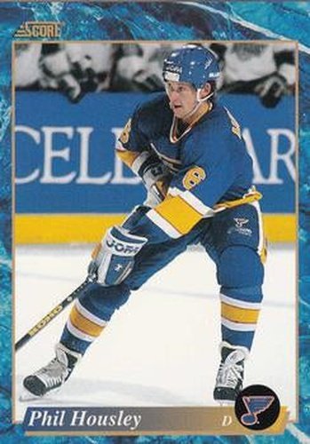 #520 Phil Housley - St. Louis Blues - 1993-94 Score Canadian Hockey