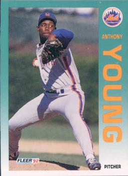 #520 Anthony Young - New York Mets - 1992 Fleer Baseball
