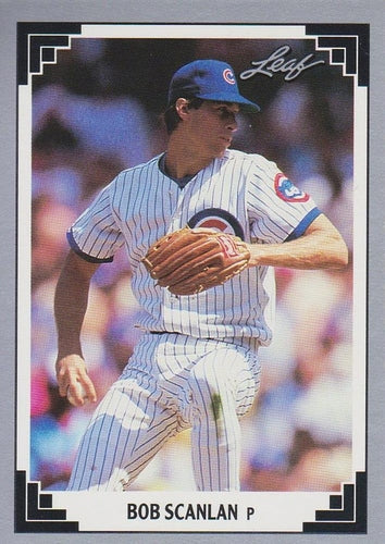 #520 Bob Scanlan - Chicago Cubs - 1991 Leaf Baseball
