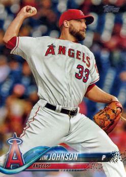 #520 Jim Johnson - Los Angeles Angels - 2018 Topps Baseball