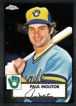#520 Paul Molitor - Milwaukee Brewers - 2021 Topps Chrome Platinum Anniversary Baseball