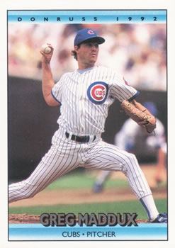 #520 Greg Maddux - Chicago Cubs - 1992 Donruss Baseball