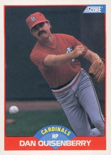 #520 Dan Quisenberry - St. Louis Cardinals - 1989 Score Baseball