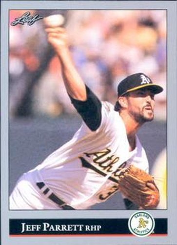 #520 Jeff Parrett - Oakland Athletics - 1992 Leaf Baseball