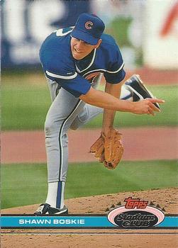 #521 Shawn Boskie - Chicago Cubs - 1991 Stadium Club Baseball