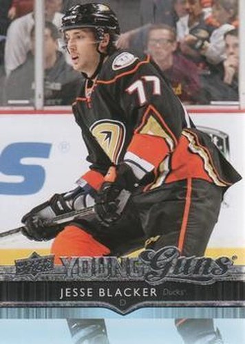 #521 Jesse Blacker - Anaheim Ducks - 2014-15 Upper Deck Hockey