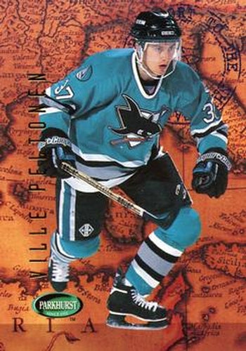 #521 Ville Peltonen - San Jose Sharks - 1995-96 Parkhurst International Hockey