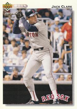 #521 Jack Clark - Boston Red Sox - 1992 Upper Deck Baseball