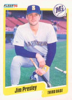 #522 Jim Presley - Seattle Mariners - 1990 Fleer USA Baseball