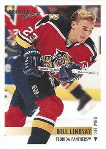 #522 Bill Lindsay - Florida Panthers - 1994-95 Topps Premier Hockey
