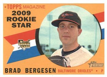 #522 Brad Bergesen - Baltimore Orioles - 2009 Topps Heritage Baseball