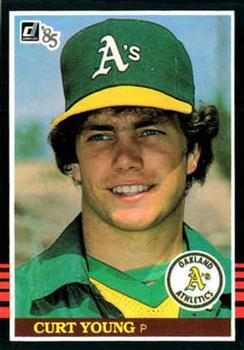 #522 Curt Young - Oakland Athletics - 1985 Donruss Baseball