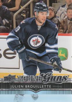 #522 Julien Brouillette - Winnipeg Jets - 2014-15 Upper Deck Hockey