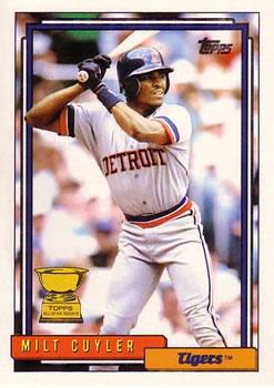 #522 Milt Cuyler - Detroit Tigers - 1992 Topps Baseball