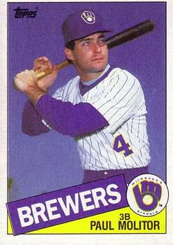#522 Paul Molitor - Milwaukee Brewers - 1985 Topps Baseball