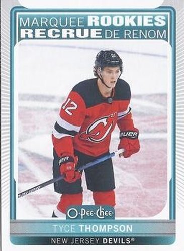 #522 Tyce Thompson - New Jersey Devils - 2021-22 O-Pee-Chee Hockey