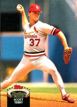 #522 Scott Terry - St. Louis Cardinals - 1992 Stadium Club Baseball