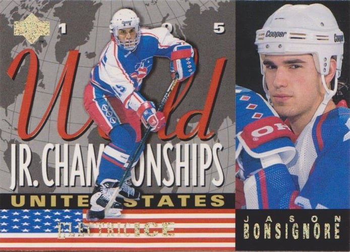 #523 Jason Bonsignore - USA - 1994-95 Upper Deck Hockey - Electric Ice