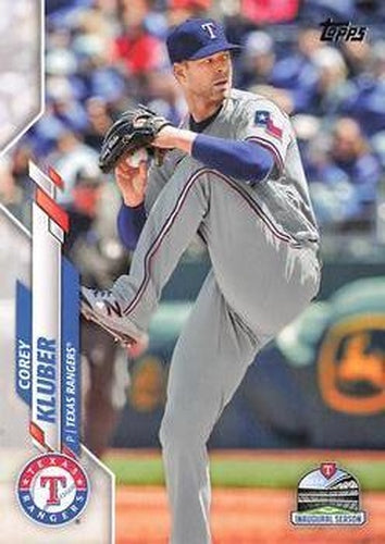 #523 Corey Kluber - Texas Rangers - 2020 Topps Baseball