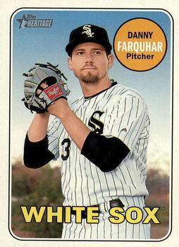 #523 Danny Farquhar - Chicago White Sox - 2018 Topps Heritage Baseball