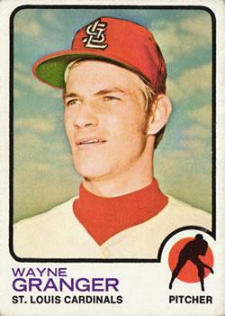 #523 Wayne Granger - St. Louis Cardinals - 1973 Topps Baseball