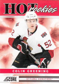 #523 Colin Greening - Ottawa Senators - 2011-12 Score Hockey