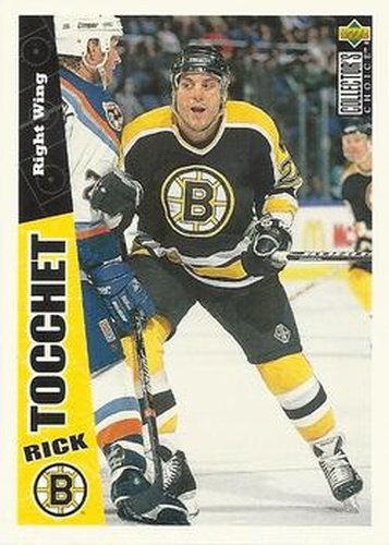 #18 Rick Tocchet - Boston Bruins - 1996-97 Collector's Choice Hockey
