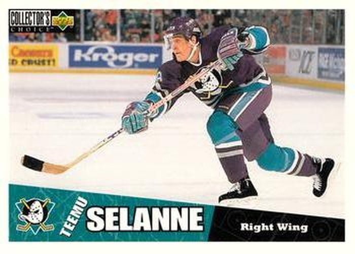 #2 Teemu Selanne - Anaheim Mighty Ducks - 1996-97 Collector's Choice Hockey