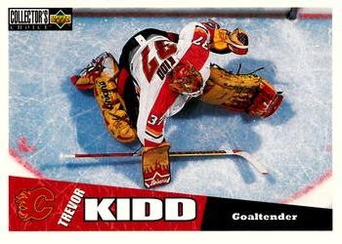 #34 Trevor Kidd - Calgary Flames - 1996-97 Collector's Choice Hockey