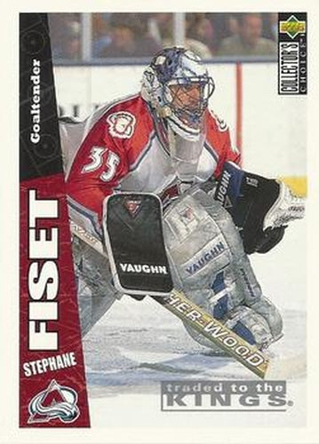 #59 Stephane Fiset - Los Angeles Kings - 1996-97 Collector's Choice Hockey