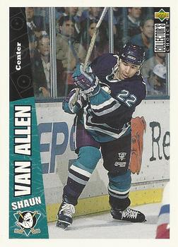 #6 Shaun Van Allen - Anaheim Mighty Ducks - 1996-97 Collector's Choice Hockey