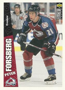 #63 Peter Forsberg - Colorado Avalanche - 1996-97 Collector's Choice Hockey