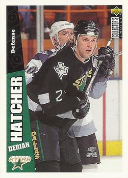 #70 Derian Hatcher - Dallas Stars - 1996-97 Collector's Choice Hockey