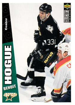 #72 Benoit Hogue - Dallas Stars - 1996-97 Collector's Choice Hockey