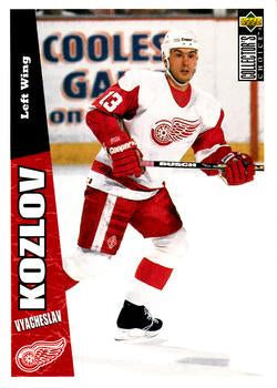 #81 Vyacheslav Kozlov - Detroit Red Wings - 1996-97 Collector's Choice Hockey