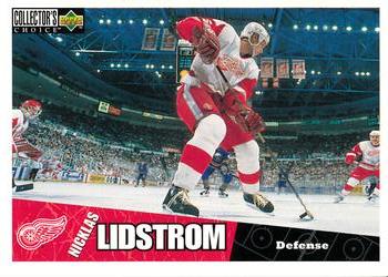 #86 Nicklas Lidstrom - Detroit Red Wings - 1996-97 Collector's Choice Hockey