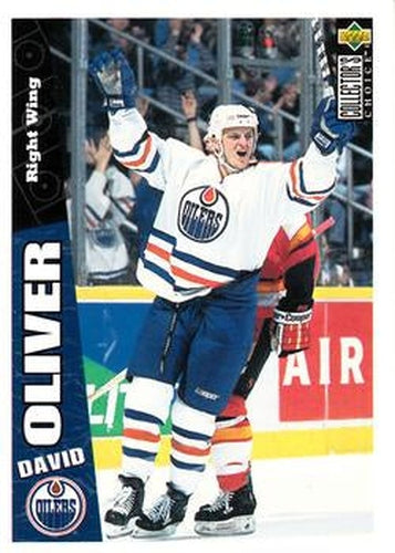 #96 David Oliver - Edmonton Oilers - 1996-97 Collector's Choice Hockey