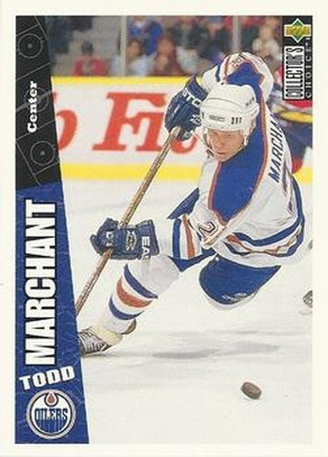 #97 Todd Marchant - Edmonton Oilers - 1996-97 Collector's Choice Hockey
