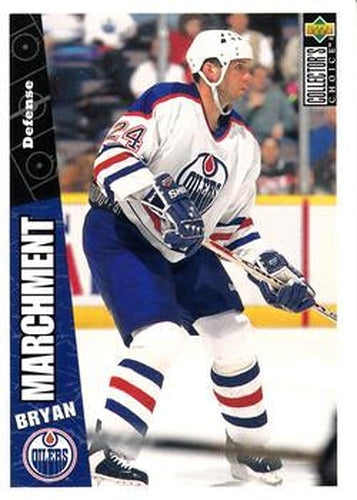 #99 Bryan Marchment - Edmonton Oilers - 1996-97 Collector's Choice Hockey