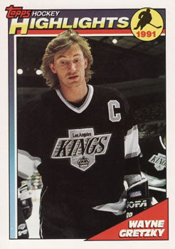 #524 Wayne Gretzky - Los Angeles Kings - 1991-92 Topps Hockey