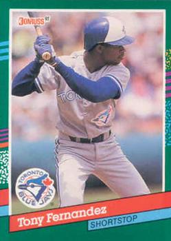 #524 Tony Fernandez - Toronto Blue Jays - 1991 Donruss Baseball