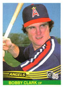 #524 Bobby Clark - California Angels - 1984 Donruss Baseball